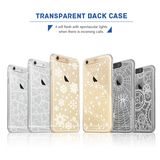 Hot Selling PC Material Flashing Lights Mobile Phone Case for iPhone 6