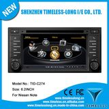 2DIN Auto Radio Car DVD Player for Nissan Note with A8 Chipest, GPS, Bluetooth, SD, USB, iPod, MP3, 3G, WiFi Function