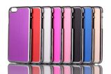 Plating Aluminum Hard Case for iPhone 6 Brushed Pattern High Quality Mobile Phone Cover