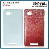 Latest 3D Sublimation Blank Phone Case for Lenovo K910, Sublimation 3D Plastic Phone Cover