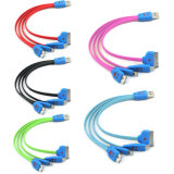 4 in 1 Smile USB Cable for iPhone Samsung