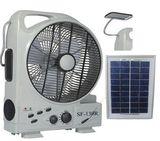 Solar Fan With LED Light