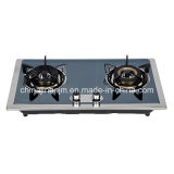 2 Burners Color-Coated Stainless Steel Cooktop/ Built-in Hob/Gas Hob