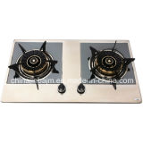 2 Burners 730 Length Color-Coated Stainless Steel Built-in Hob/Gas Hob