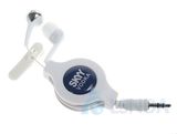 Popular Hot Sell Custom Logo Printed Retractable Earphone