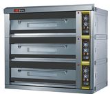 Three decks nine trays electrical deck oven