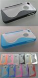 2 in 1 PC+TPU Matte Protector/Case/Cover for iPhone 4