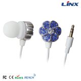 Pretty Design Bling Earphone for Girls