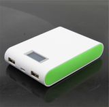 Dual USB LCD Screen Portable Power Bank 10400mAh