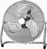 Power Chrome Floor Fan