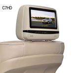 Touch Buttons High Temperature Slot-in DVD Loader 7 Inch Car Headrest DVD Player (C7HD)