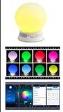 Hot Selling Multi Colors Light Smart Control Bluetooth LED Lamp Speaker with New APP