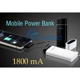 1800mA Backup Battery Charger Mobile Power Bank for iPhone 4