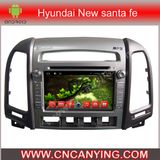 Car DVD Player for Pure Android 4.4 Car DVD Player with A9 CPU Capacitive Touch Screen GPS Bluetooth for Hyundai New Santa Fe (AD-7031)