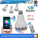 2016 Wireless Smart LED Light Bulb Bluetooth Speaker with Timer APP Control CE, RoHS