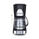 1.5L Coffee Maker (10-12 cups), Anti-Drip Function with S/S Decoration