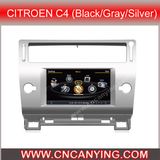 Special Car DVD Player for Citroen C4 (Black/Gray/Silver) with GPS, Bluetooth. with A8 Chipset Dual Core 1080P V-20 Disc WiFi 3G Internet (CY-C088)