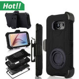 Shockproof Hybrid Rugged Holster Case Cover Stand Clip Mobile Phone Housing for Samsung Galaxy S6