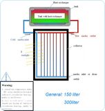 Compact Solar Collector Water Heater of 150 Liter