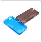 Soft S-Line TPU Gel Mobile Phone Cove for iPhone5 (Rain-2915)