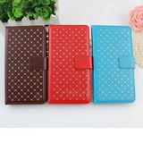 Luxury Wallet Leather Flip Cover Mobile Phone Case for Blu Studio X Plus D770u