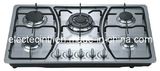 Built-in Gas Hob with 5 Burners and Stainless Steel Panel Mat, Flame Failure Device for Choice (GH-S805E)