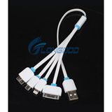 4 In1 USB Data Sync Charger Charging Cable Cord for iPhone Samsung HTC LG Phone