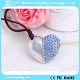 Various Colors Heart Shape Jewelry USB Flash Drive (ZYF1905)