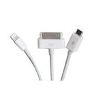 3 in 1 USB Cable for iPhone 4 /5 Samsung