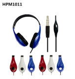 Over Ear Wired Headset Headphone with Microphone