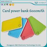 Portable Dual USB Slim Power Bank for Mobile