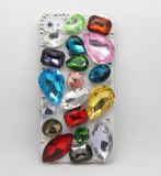 Cell Phone Accessory Czech Crystal Case for iPhone 4/4s (AZ-C058)