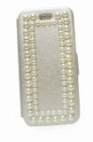 Handmade Pearl PU Cover for iPhone