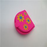 Flower Silicone Collapsible Penny Purse, Change Wallet for Ladies (JW030)