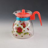 Flower Printing Machine Blown Glass Pot