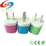 5V 1A Us Plug USB Travel Charger for Mobile Phone