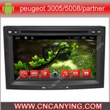 Car DVD Player for Pure Android 4.4 Car DVD Player with A9 CPU Capacitive Touch Screen GPS Bluetooth for Peugeot 3005/5008/Partner/Berlingo (AD-7053)