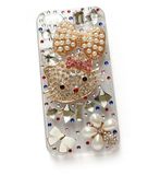 Cute Cat Bowknot Flowers Smart Phone Shell