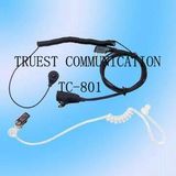 Transparent Tub Earphone Tc-801 for Two Way Radio