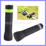 Portable Waterproof Bluetooth LED Light Bike Speaker with Battery Capacity 3000mAh Power Bank