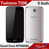 Mobile Phone with 3G 512b RAM 4GB ROM Mtk6582 5MP Smart Phone (TWINOVO T208)