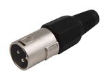 Microphone Connector for Microphone Cable and Mixer