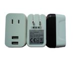 Dual USB Charger for Mobile Phone