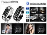 Stainless Steel LED Time Display Bluetooth Bracelet