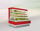 Ladder Shelf Upright Refrigerator Showcase