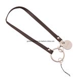 Custom Design Genuine Leather Mobile Phone Strap