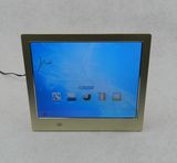 8inch Metal Case Ultrathin Digital Photo Frame with Golden Color