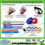 2014 Best Selling Customer Design 13.56MHz /125kHz/UHF RFID Silicone Wristband