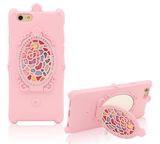 Mobile Phone Accessories Manufacturer Fancy TPU Mirror Cell Phone Cover Cases for Samsung J2/J5/J7 with Stand Function