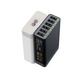 CE Approved 5V12A 6 Port Universal USB Charger 60W Mobile Phone Charger with LED Light